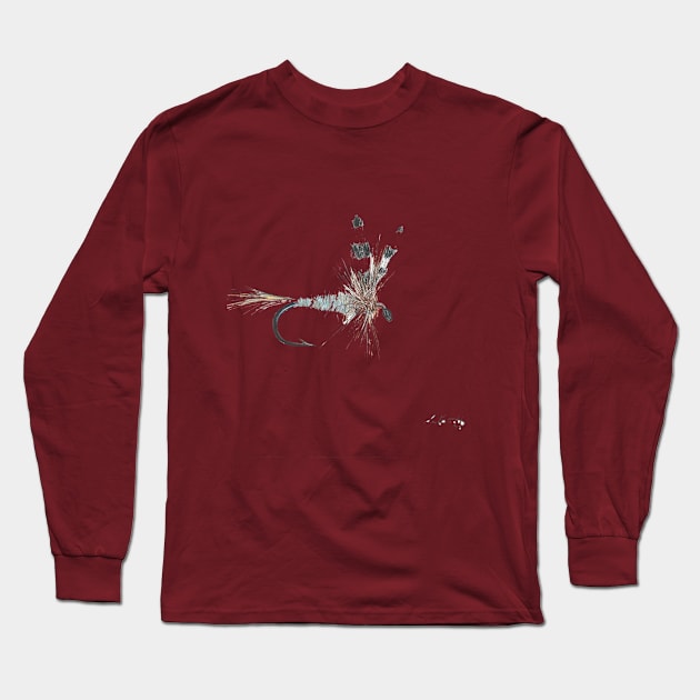 Adams Dry Fly Long Sleeve T-Shirt by garrettsgardens